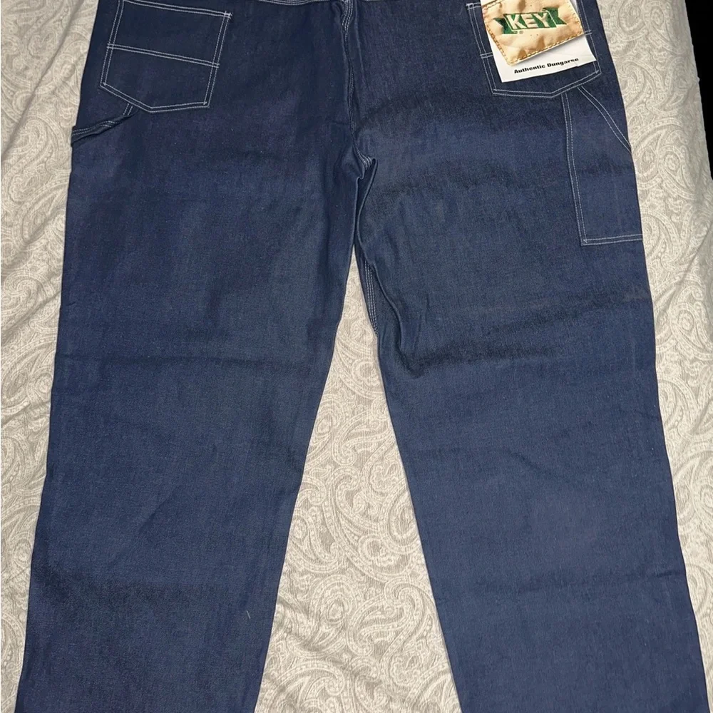 Key Authentic Dungaree Jeans 54x32 Big‎ And Tall NWT - Picture 5 of 8